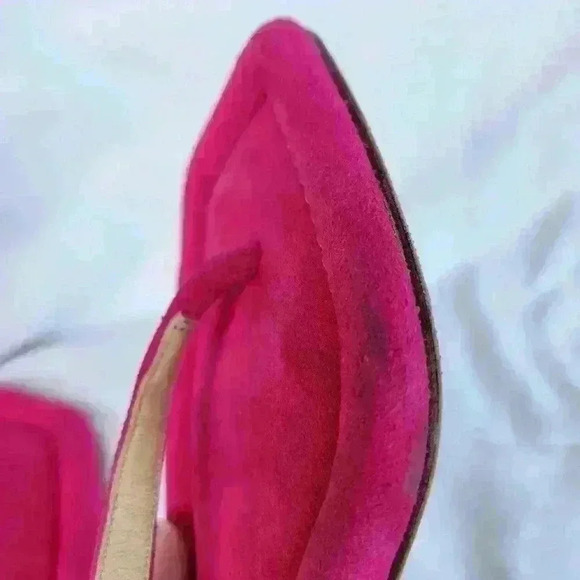 Alexandre Birman Hot Pink Seude Sandals Designer Shoes US 6.5 - Picture 4 of 6